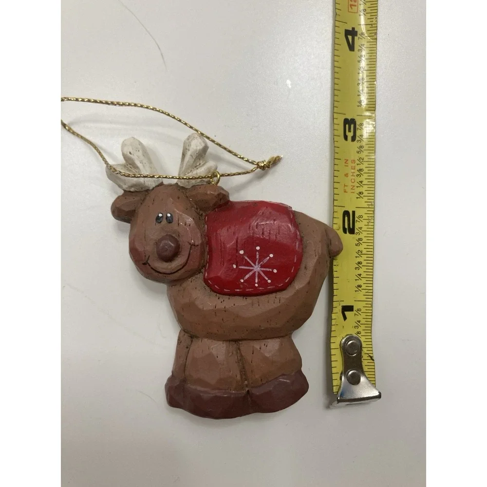 Vtg Midwest of Cannon Falls Angel Resin Christmas Ornament Eddie Walker Set of 4